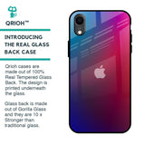 Magical Color Shade Glass Case for iPhone XR