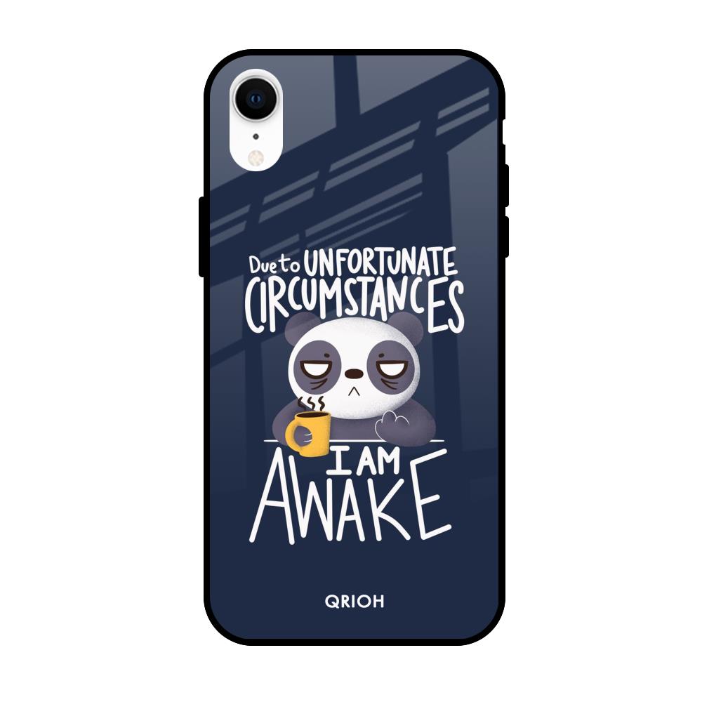 Struggling Panda Apple iPhone XR Glass Cases & Covers Online