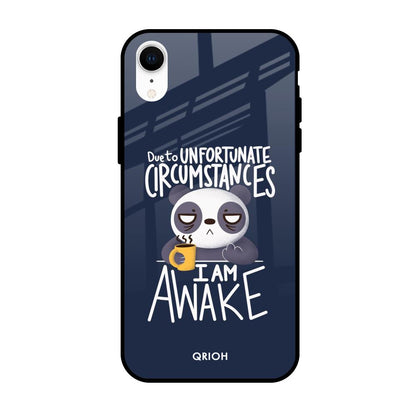 Struggling Panda Apple iPhone XR Glass Cases & Covers Online