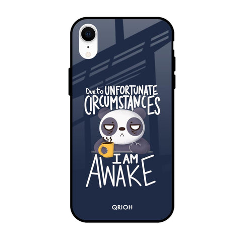 Struggling Panda Apple iPhone XR Glass Cases & Covers Online
