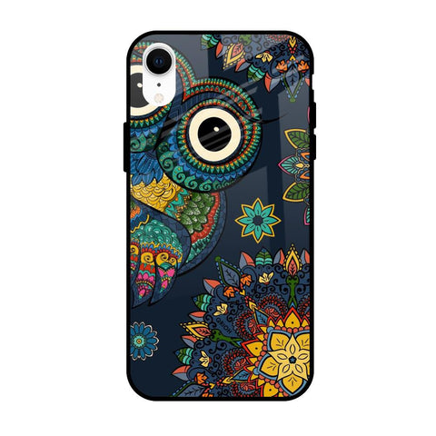 Owl Art Apple iPhone XR Glass Cases & Covers Online