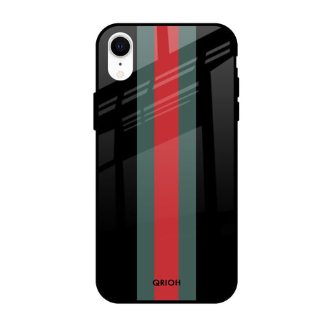 Vertical Stripes Apple iPhone XR Glass Cases & Covers Online