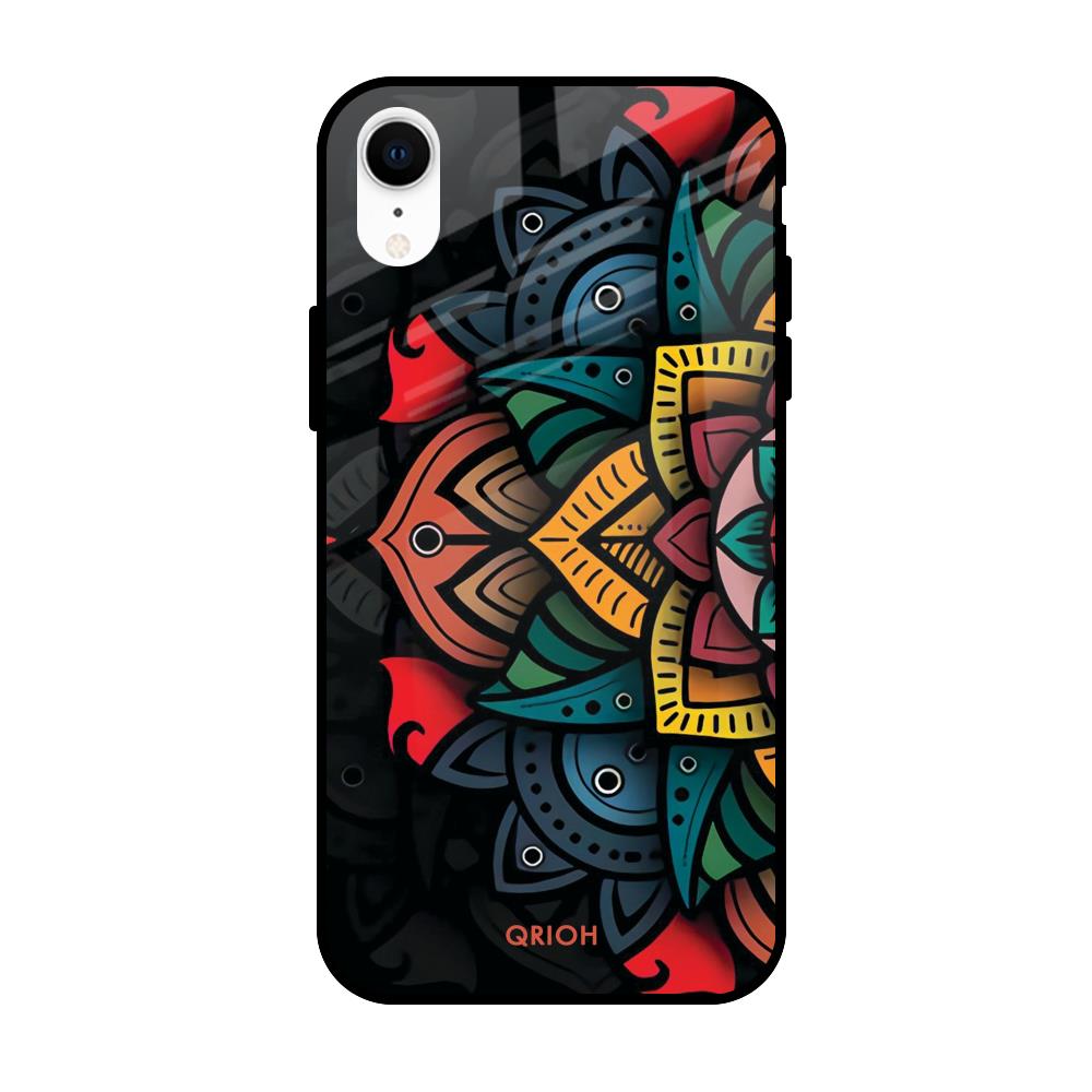Retro Gorgeous Flower Apple iPhone XR Glass Cases & Covers Online