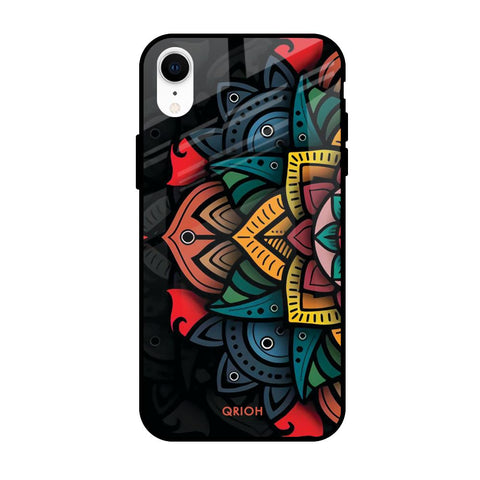 Retro Gorgeous Flower Apple iPhone XR Glass Cases & Covers Online