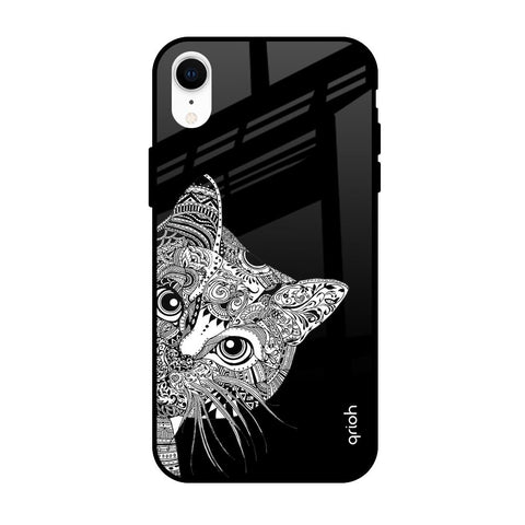 Kitten Mandala Apple iPhone XR Glass Cases & Covers Online