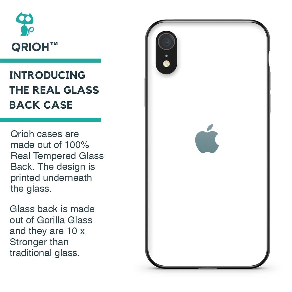 Arctic White Glass Case for iPhone XR