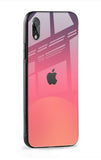 Sunset Orange Glass Case for iPhone XR