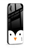 Cute Penguin Glass Case for iPhone XR