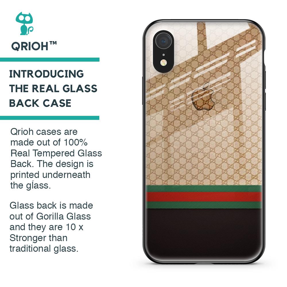 High End Fashion Glass case for iPhone XR