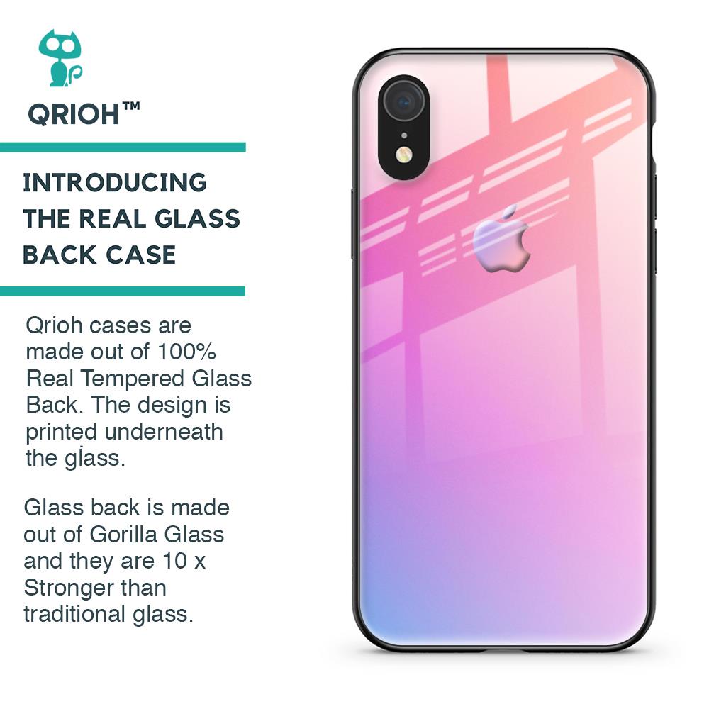 Dusky Iris Glass case for iPhone XR