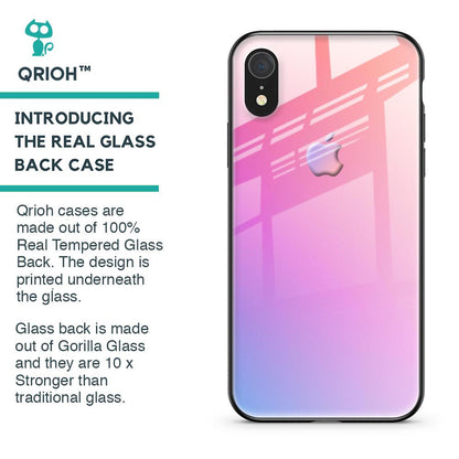 Dusky Iris Glass case for iPhone XR