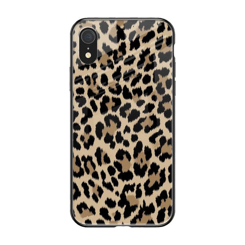Leopard Seamless iPhone XR Glass Cases & Covers Online