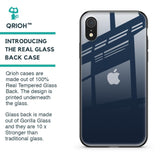 Overshadow Blue Glass Case For iPhone XR