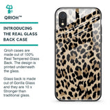Leopard Seamless Glass Case For iPhone XR