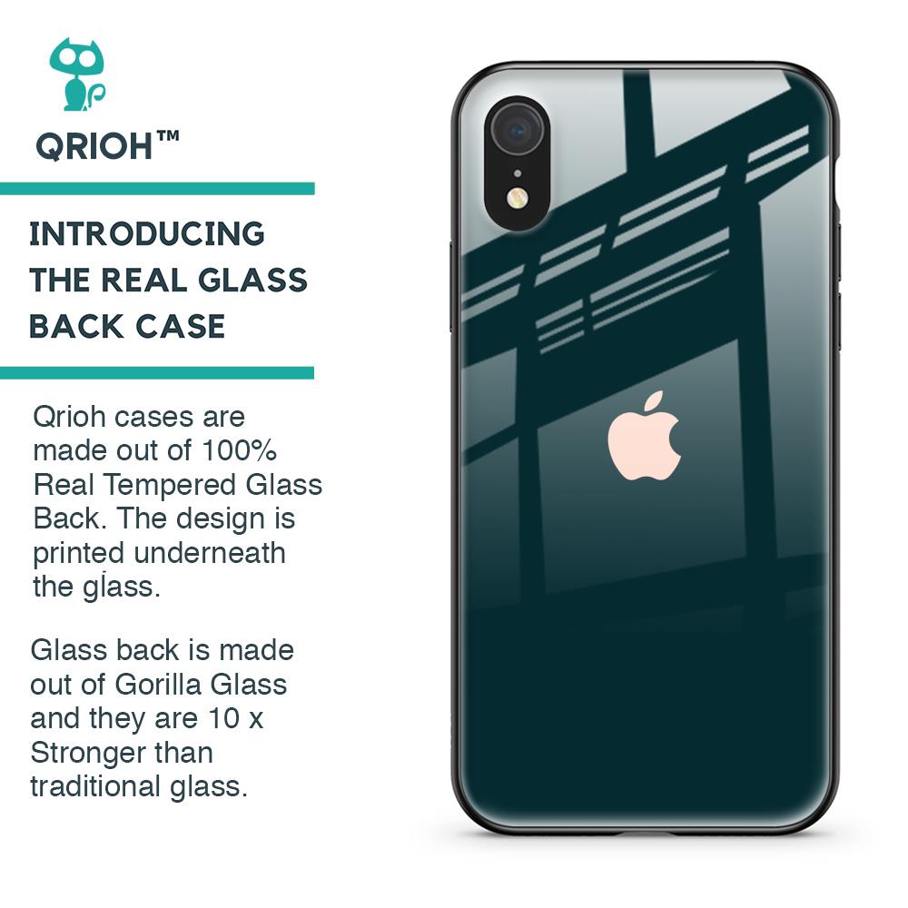 Hunter Green Glass Case For iPhone XR