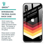 Abstract Arrow Pattern Glass Case For iPhone XR