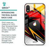 Race Jersey Pattern Glass Case For iPhone XR