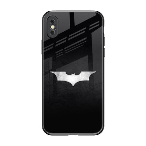 Super Hero Logo iPhone XS Glass Back Cover Online