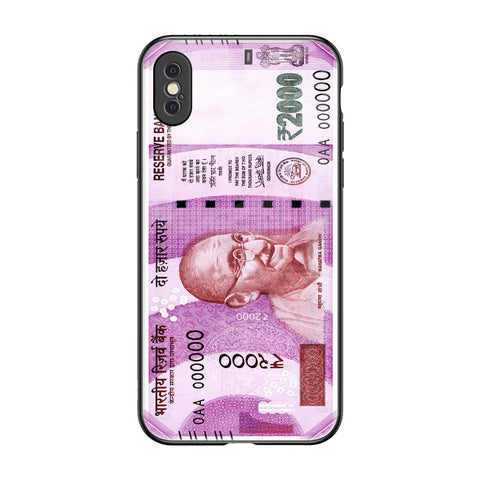 Stock Out Currency iPhone XS Glass Back Cover Online