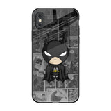 Cartoon Art iPhone XS Glass Back Cover Online