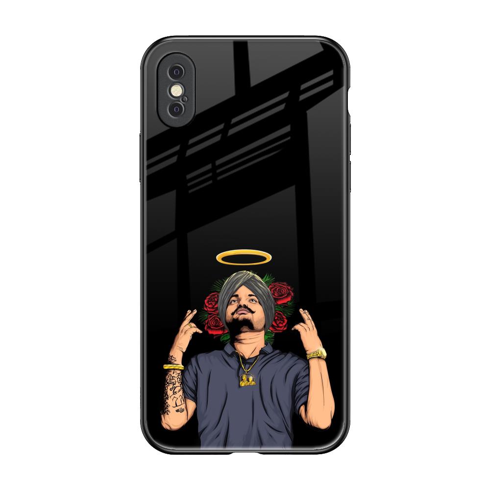 Punjabi Singer Poster iPhone XS Glass Back Cover Online