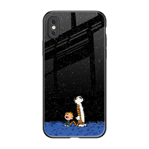 Night Sky Star iPhone XS Glass Back Cover Online