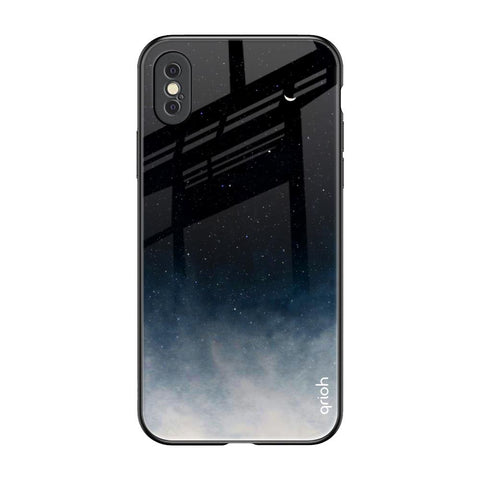 Black Aura iPhone XS Glass Back Cover Online