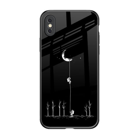Catch the Moon iPhone XS Glass Back Cover Online