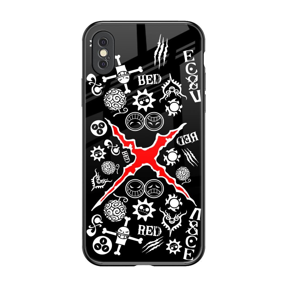Red Zone iPhone XS Glass Back Cover Online