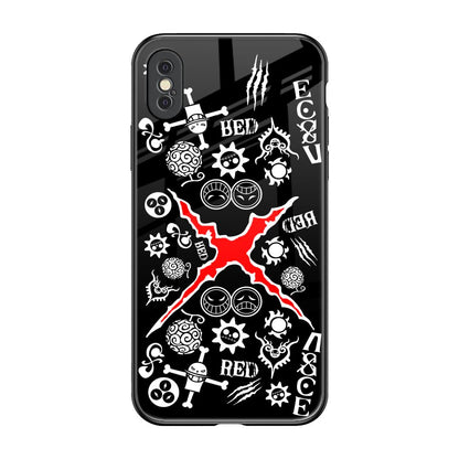 Red Zone iPhone XS Glass Back Cover Online