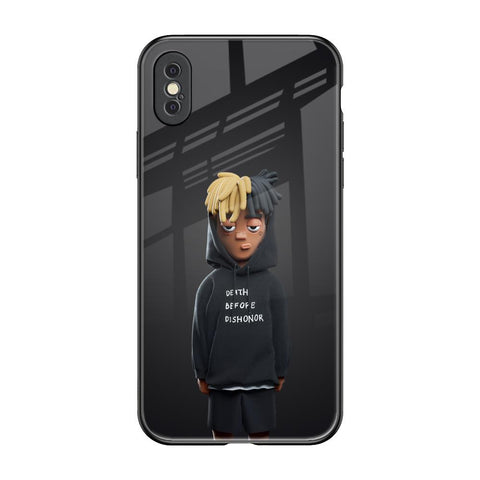 Dishonor iPhone XS Glass Back Cover Online