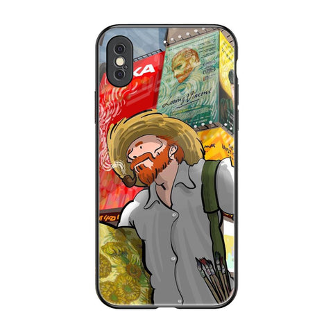 Loving Vincent iPhone XS Glass Back Cover Online