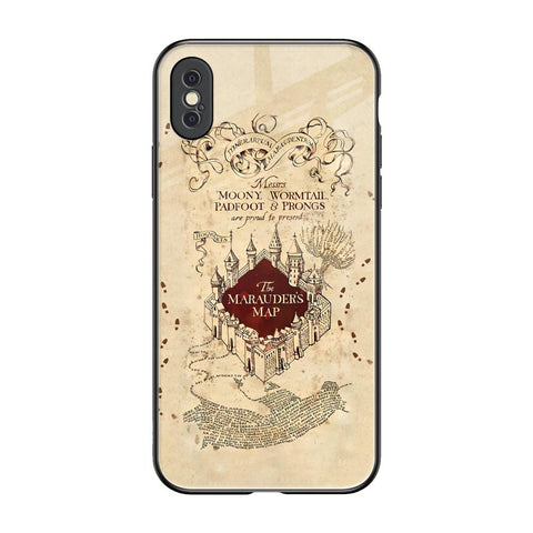 Magical Map iPhone XS Glass Back Cover Online