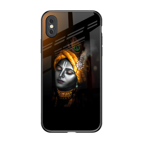 Ombre Krishna iPhone XS Glass Back Cover Online