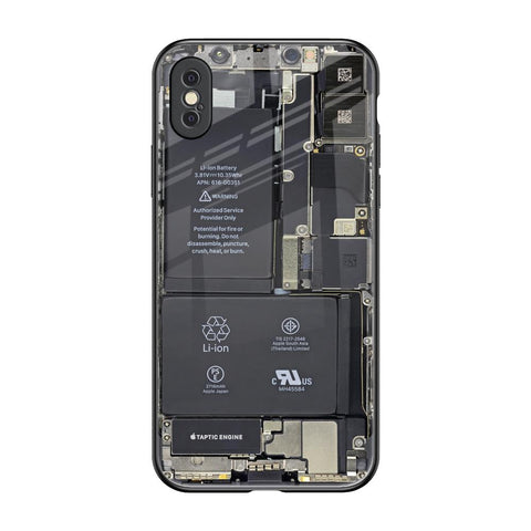 Skeleton Inside iPhone XS Glass Back Cover Online