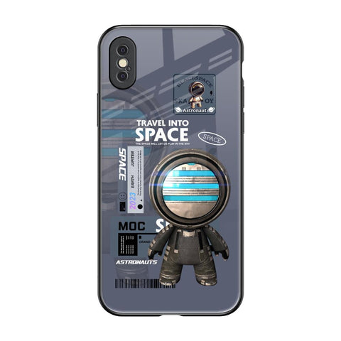Space Travel iPhone XS Glass Back Cover Online