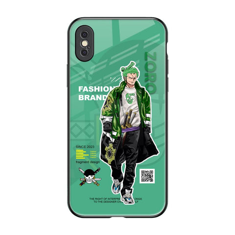 Zoro Bape iPhone XS Glass Back Cover Online