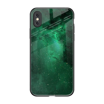 Emerald Firefly iPhone XS Glass Back Cover Online