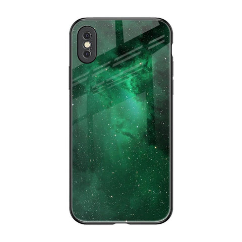 Emerald Firefly iPhone XS Glass Back Cover Online