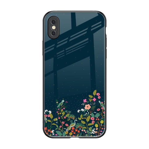 Small Garden iPhone XS Glass Back Cover Online