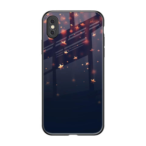 Falling Stars iPhone XS Glass Back Cover Online