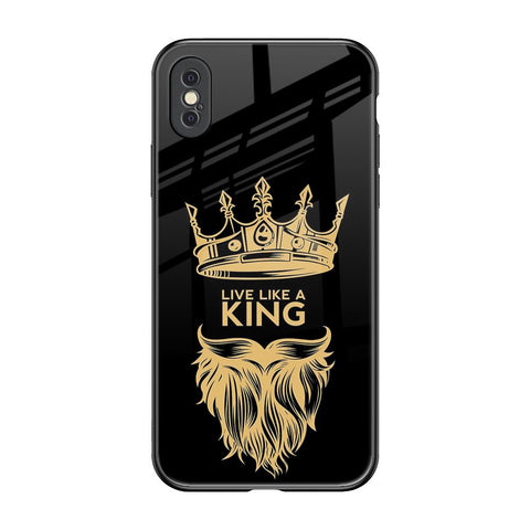 King Life iPhone XS Glass Back Cover Online