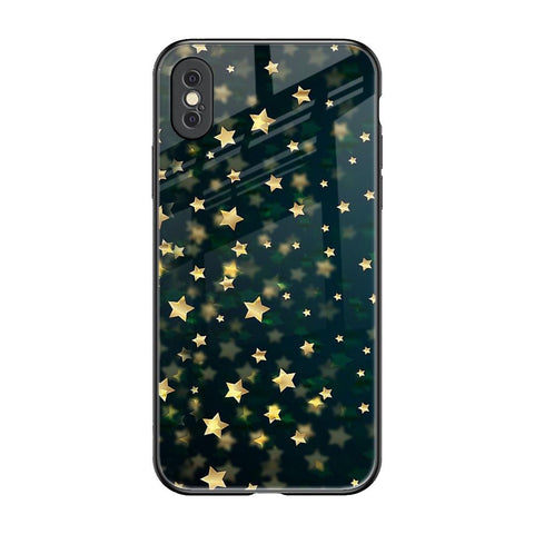 Dazzling Stars iPhone XS Glass Back Cover Online