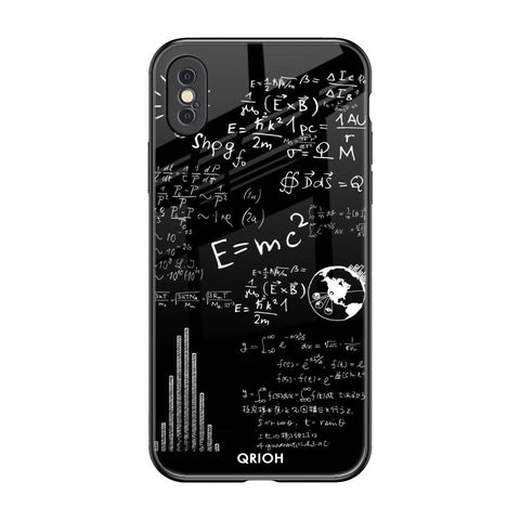 Funny Math iPhone XS Glass Back Cover Online