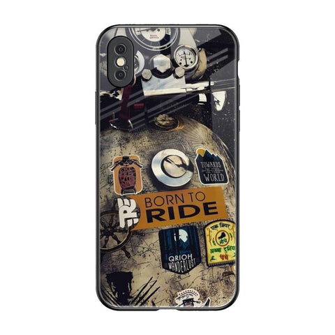 Ride Mode On iPhone XS Glass Back Cover Online
