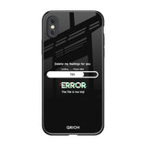 Error iPhone XS Glass Back Cover Online