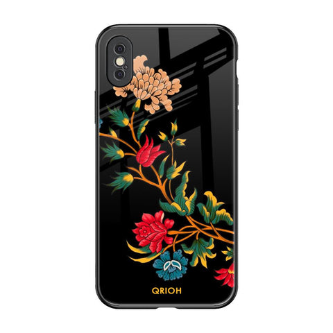 Dazzling Art iPhone XS Glass Back Cover Online