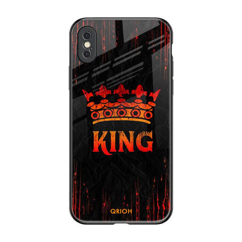 Royal King iPhone XS Glass Back Cover Online