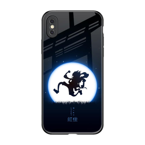 Luffy Nika iPhone XS Glass Back Cover Online