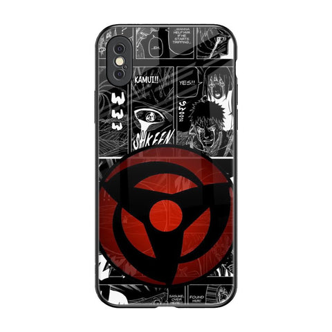 Sharingan iPhone XS Glass Back Cover Online
